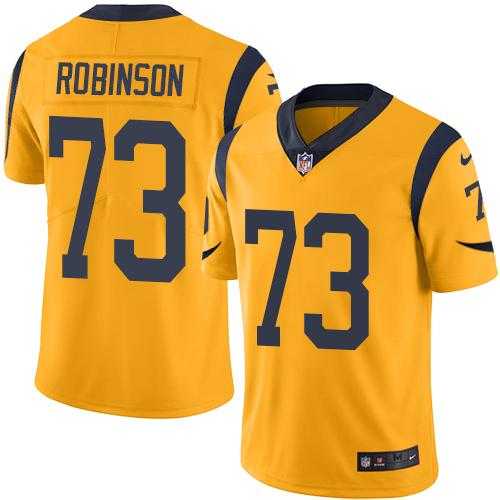 Nike Men & Women & Youth Rams 73 Greg Robinson Yellow Limited Color Rush Jersey,We sell and wholesale Nike Men & Women & Youth Rams 73 Greg Robinson Yellow Limited Color Rush Jersey on line form chian!